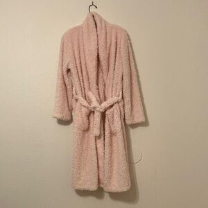 Pink Giraffe at Home Bathrobe, Size 0